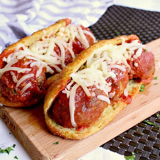 Keto Meatball Subs