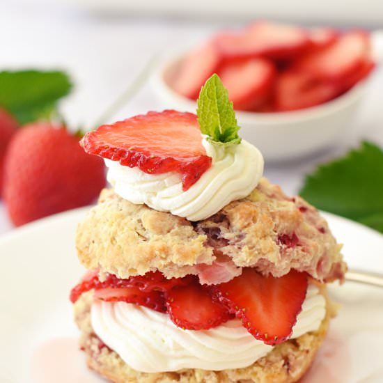 Homemade Strawberry Shortcake