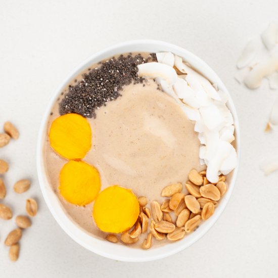 Peanut Butter Banana Smoothie Bowl