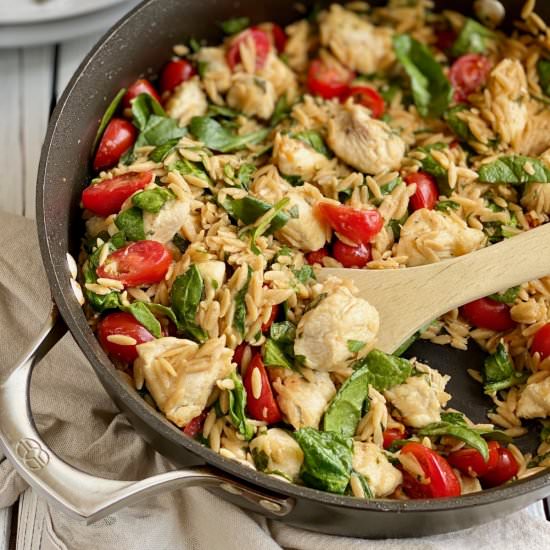 Lemon Chicken with Orzo