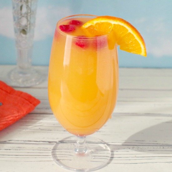 Raspberry Mimosa Mocktail