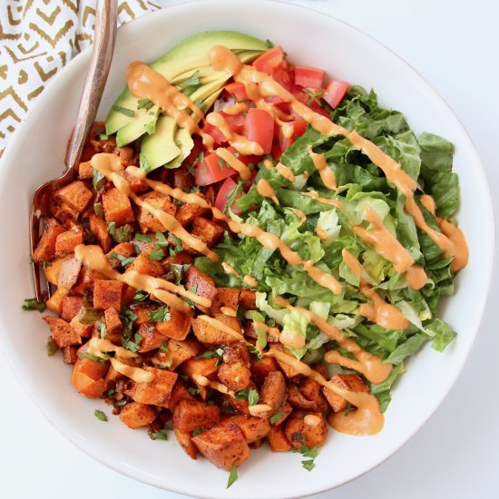 Sweet Potato Vegan Burrito Bowl