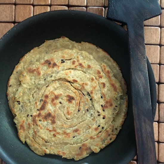 Flaky Cauliflower Flatbread