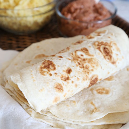 Homemade Flour Tortillas