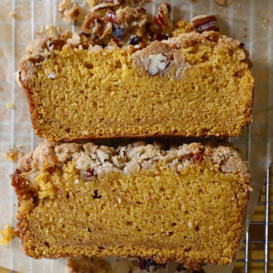 Sweet Potato Pecan Crumb Cake