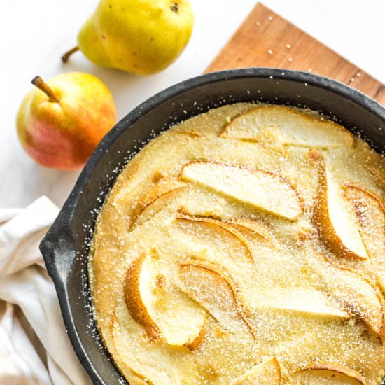 Pear Custard Pie (Gluten-Free)