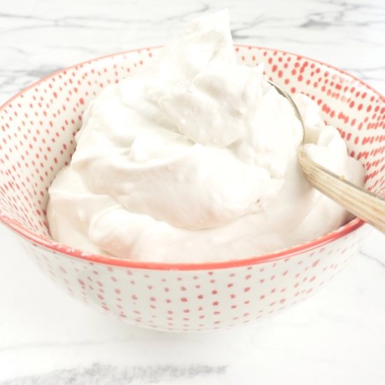 Easy Coconut Whipped Cream