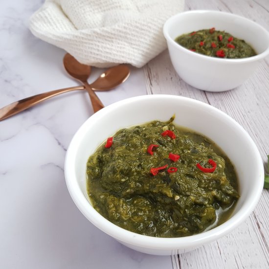 Trinidadian Callaloo: Vegan Version