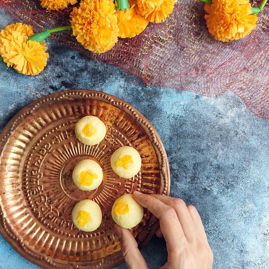 Orange Sandesh Recipe