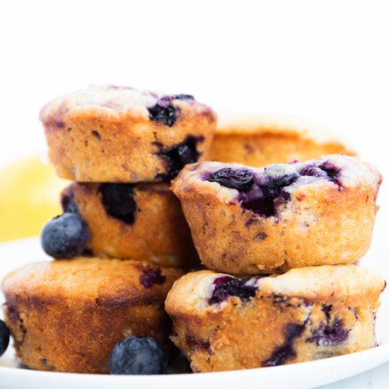 Vegan Lemon Blueberry Muffins