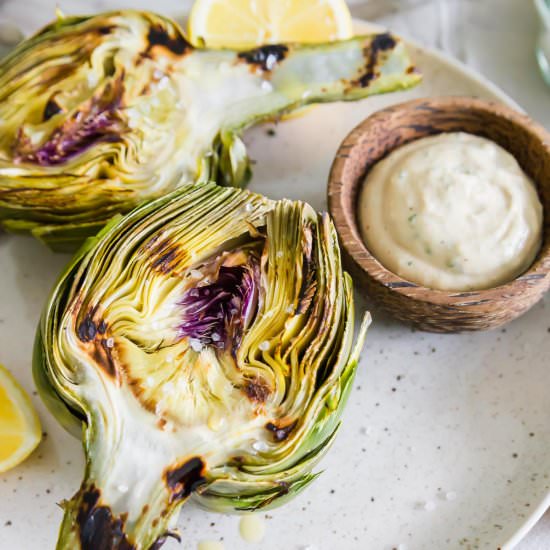 Grilled Artichokes