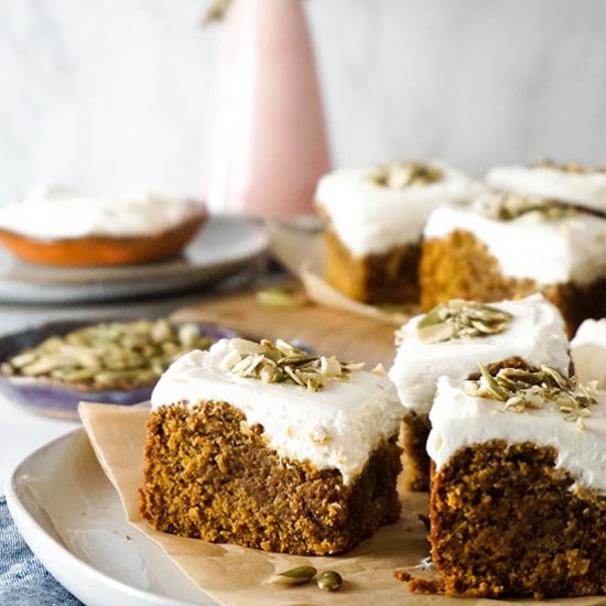 Gluten-free Pumpkin Blondies