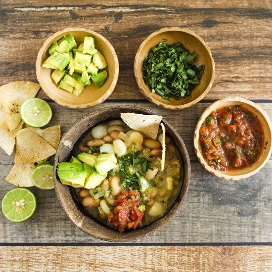 Quick and easy white bean chili