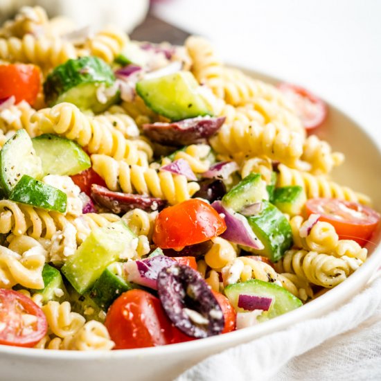 Greek Pasta Salad Recipe