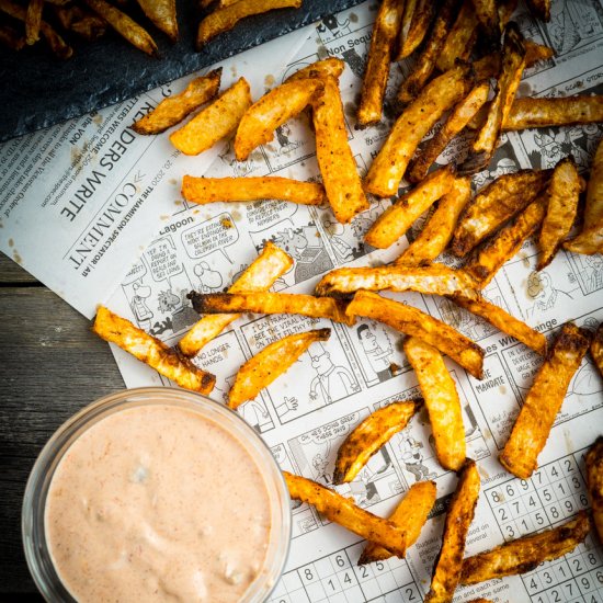 Air-Fryer Turnip Fries