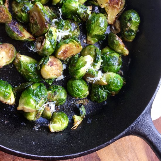 Vegan Roasted Brussels Sprouts