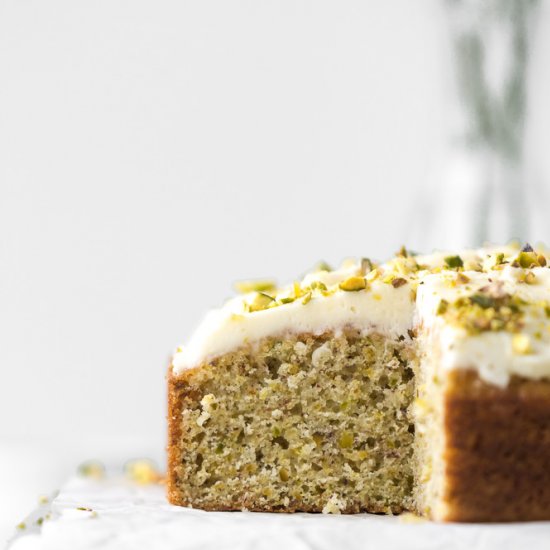 lemon pistachio cake