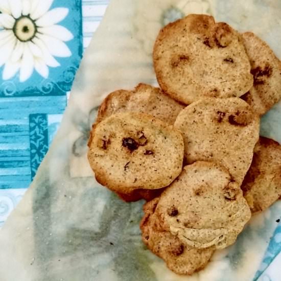 Chickpea Flour Cacao Nibs Cookies