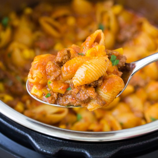 Instant Pot Taco Pasta