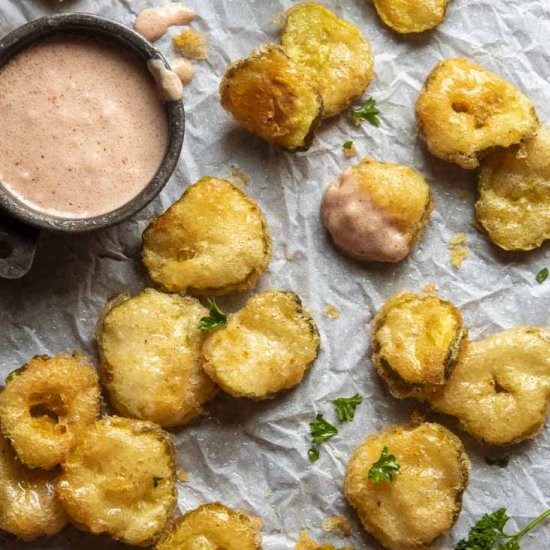 Low Carb Fried Pickles