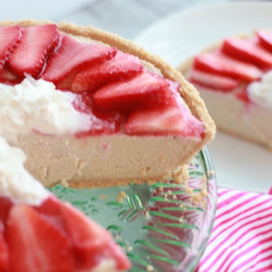 Dairy Free Strawberry Cheesecake