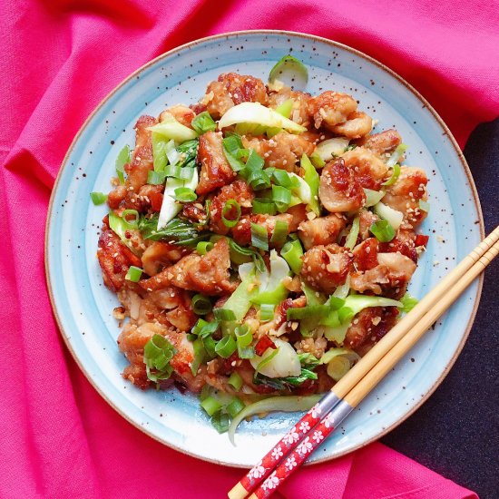 Sichuan Spicy Popcorn Chicken