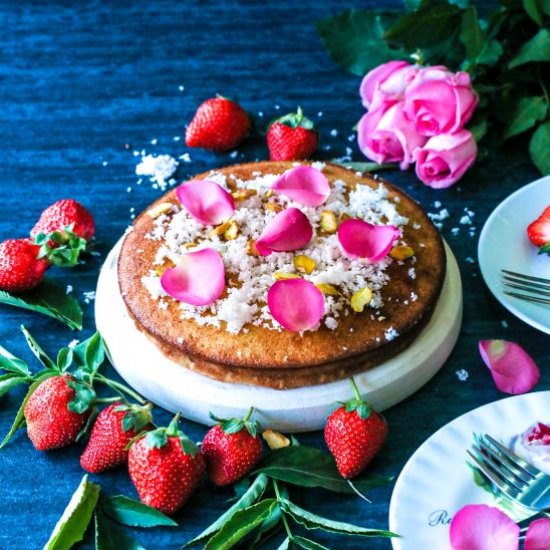 No-Mess Coconut Cardamom Cake