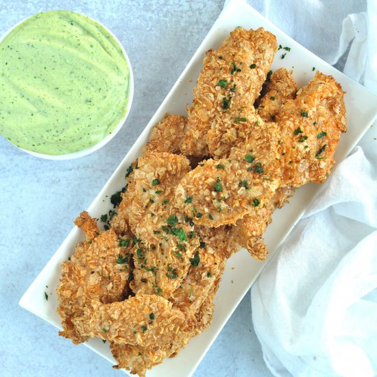 Paleo Nacho Tortilla Chicken Tender