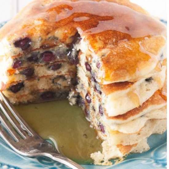 Wild Blueberry Buttermilk Pancakes