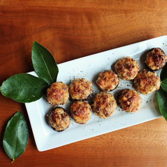 Sausage Stuffed Mushrooms