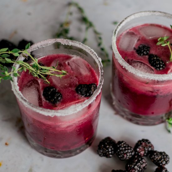 Blackberry Thyme Margaritas