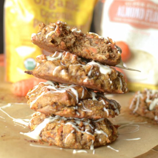 Healthy Carrot Cake Muffin Tops