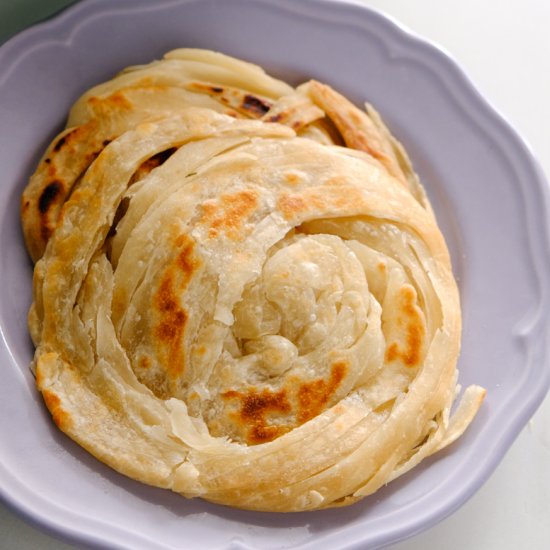 Laccha Paratha (Indian Bread)