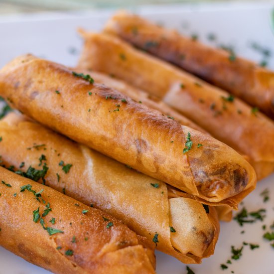 Pulled Pork Spring Rolls