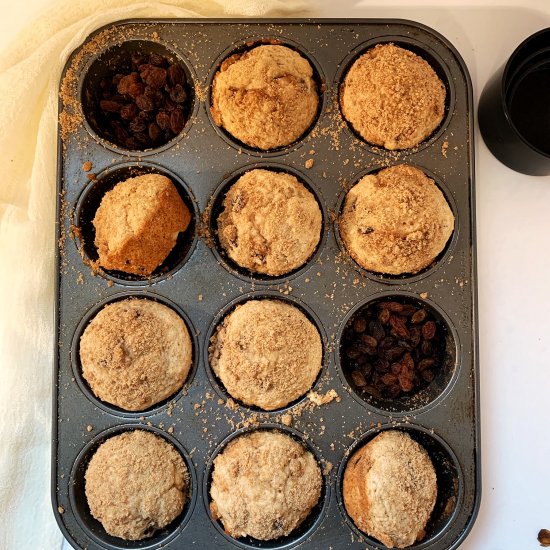 Cinnamon Streusel Muffins