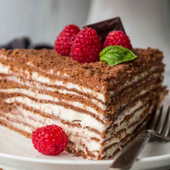 Chocolate Spartak Cake