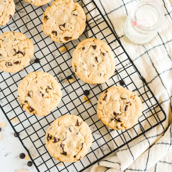 Peanut Butter Chocolate Chip Cookie