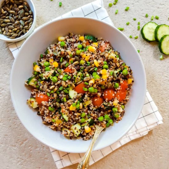 Easy Vegan Quinoa Salad