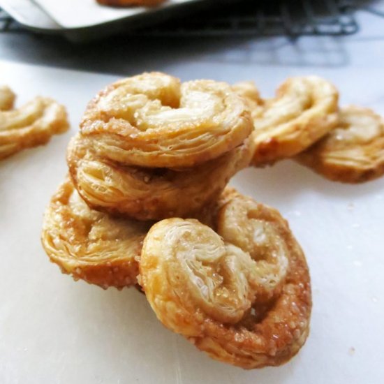 Easy Palmier Cookies