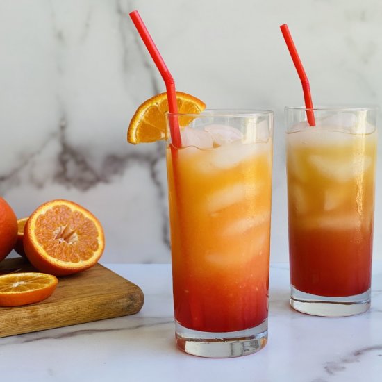 Tequila Sunrise Cocktail