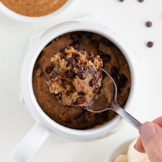 Chocolate Chip Banana Mug Cake