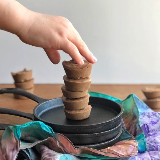 Nut butter fudge bites