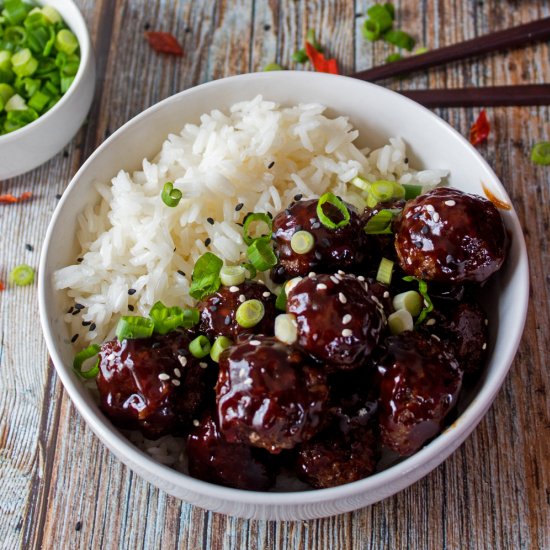 Chinese Beef Meatballs