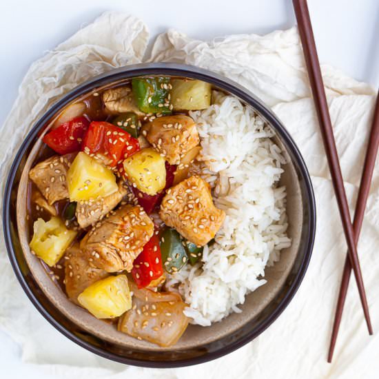 Healthy Sweet & Sour Chicken