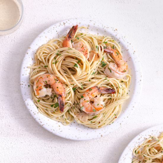 Shrimp Scampi Pasta