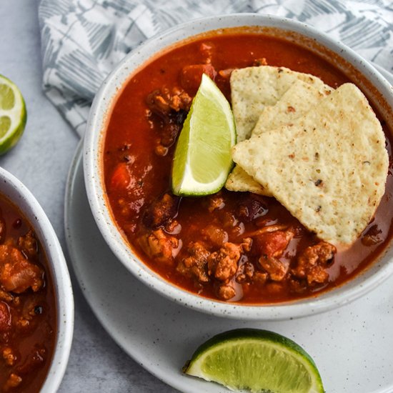 Fire Roasted Turkey Chili