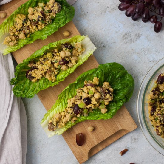 Plant-Based Curry Chickpea Salad