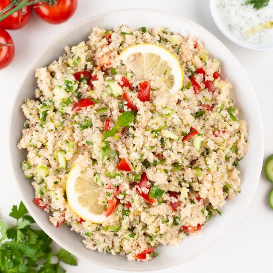 Vegan Quinoa Tabbouleh Salad