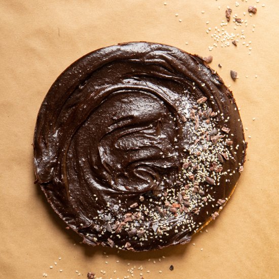 Tahini Chocolate Tart