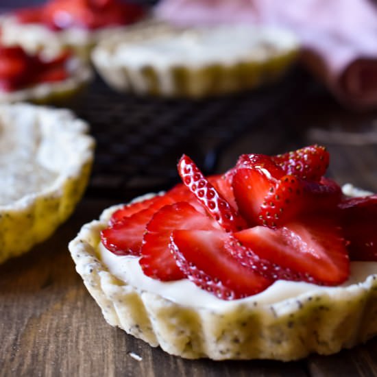 Strawberry Tarts with Vanilla Bean